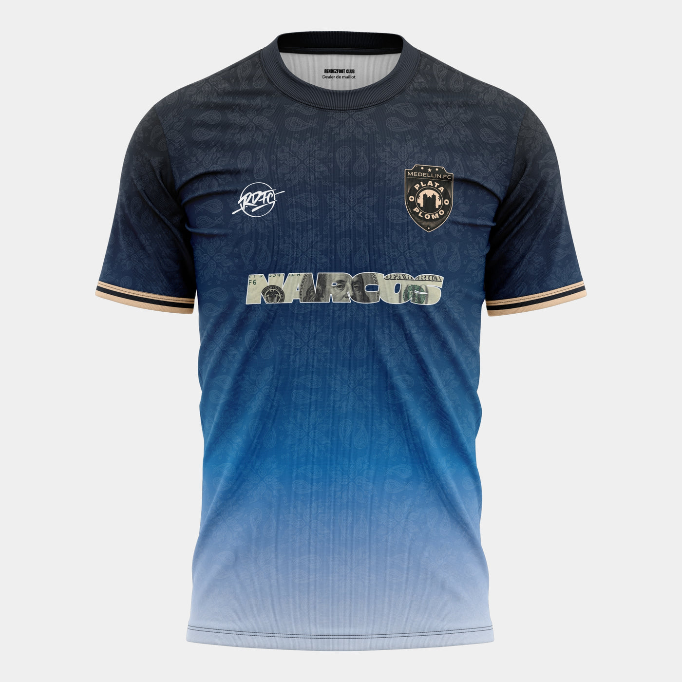 MAILLOT NARCOS ESCOBAR - SUBLIMATION BLEU NUIT