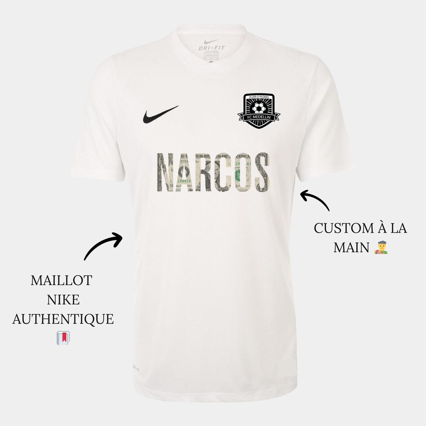 Narcos Jersey - White